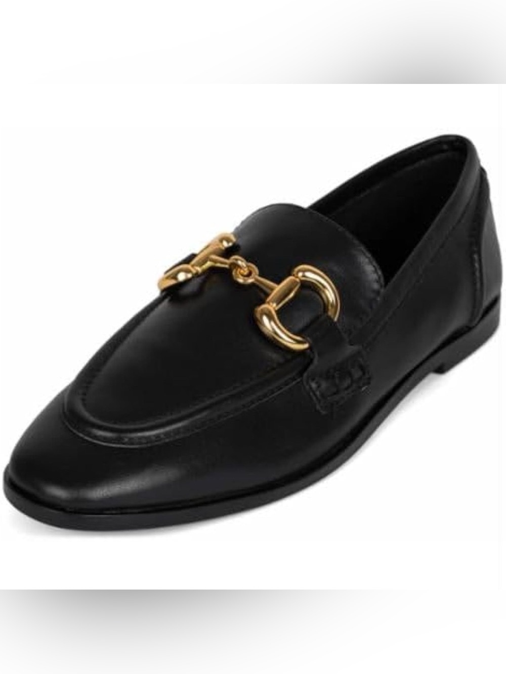 JEFFREY CAMPBELL VELVITEEN LOAFER BLACK LEATHER - Picture 10 of 10